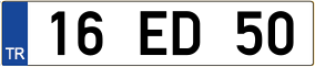 Truck License Plate